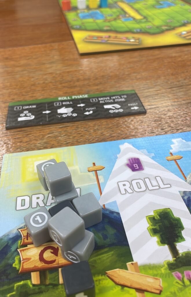 The board game Cubitos being played